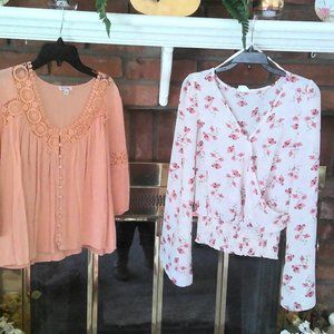 Set of 2 Boho Tops